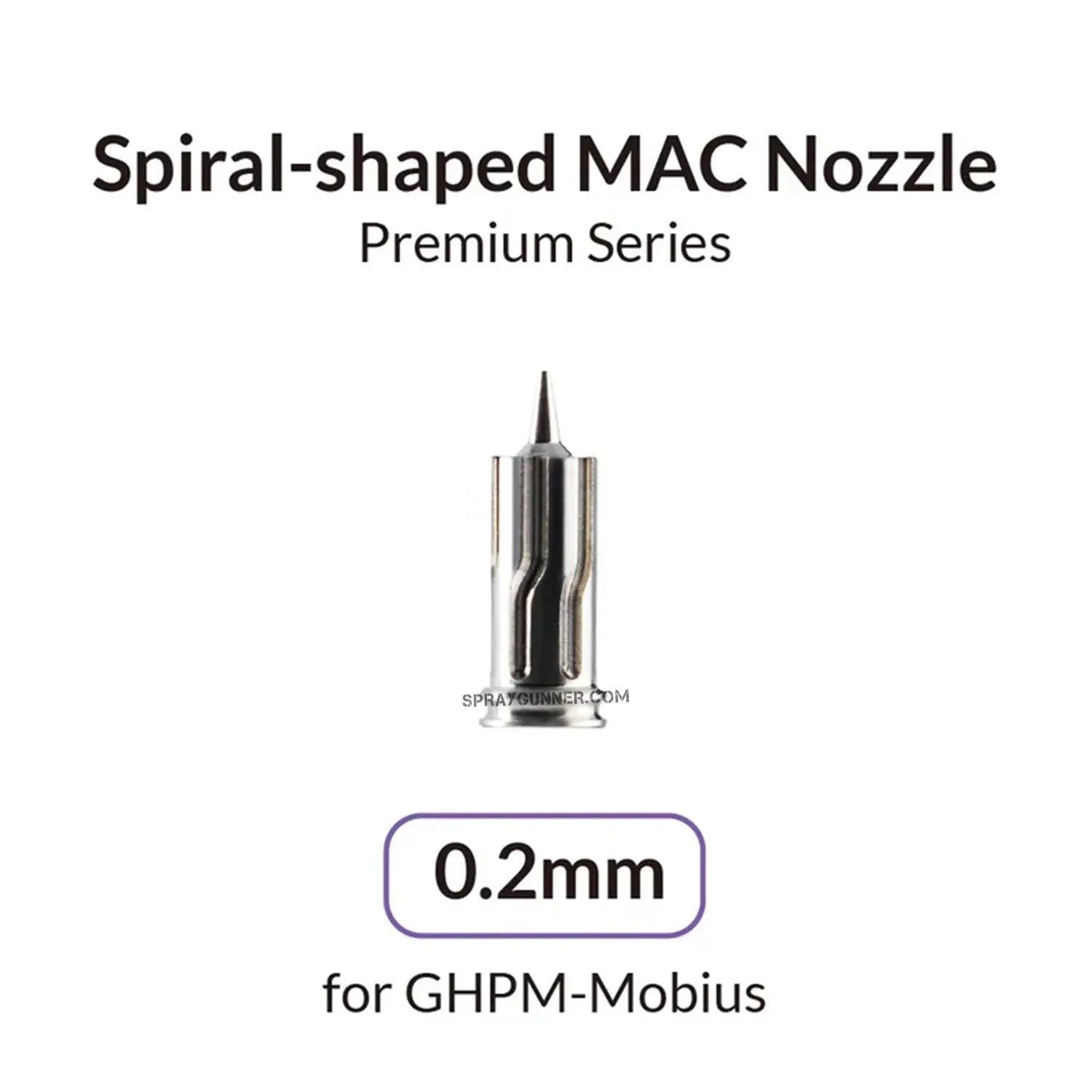 GAAHLERI Airbrush Mobius 0.2mm Nozzle Gaahleri