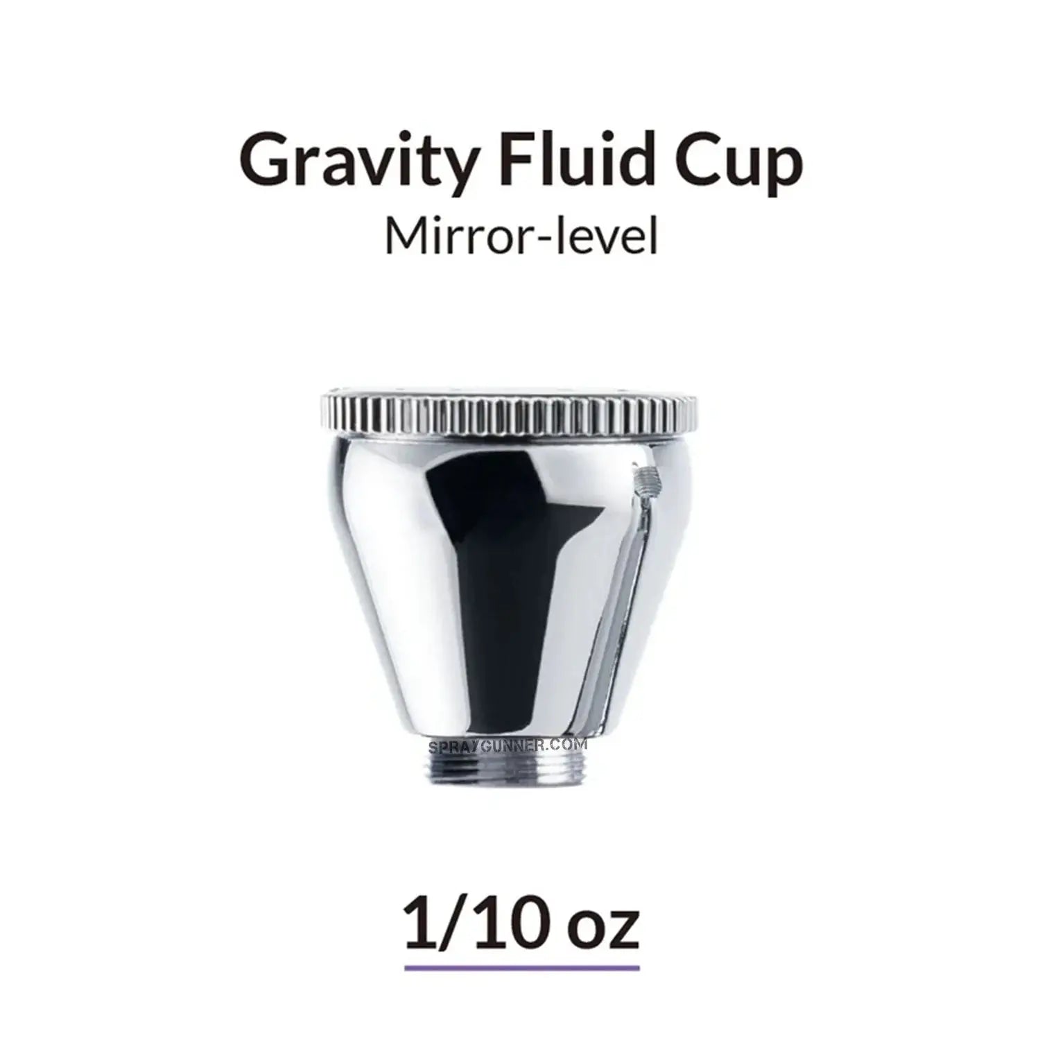 GAAHLERI Airbrush Mirror Level Cup 1/10 OZ Gaahleri