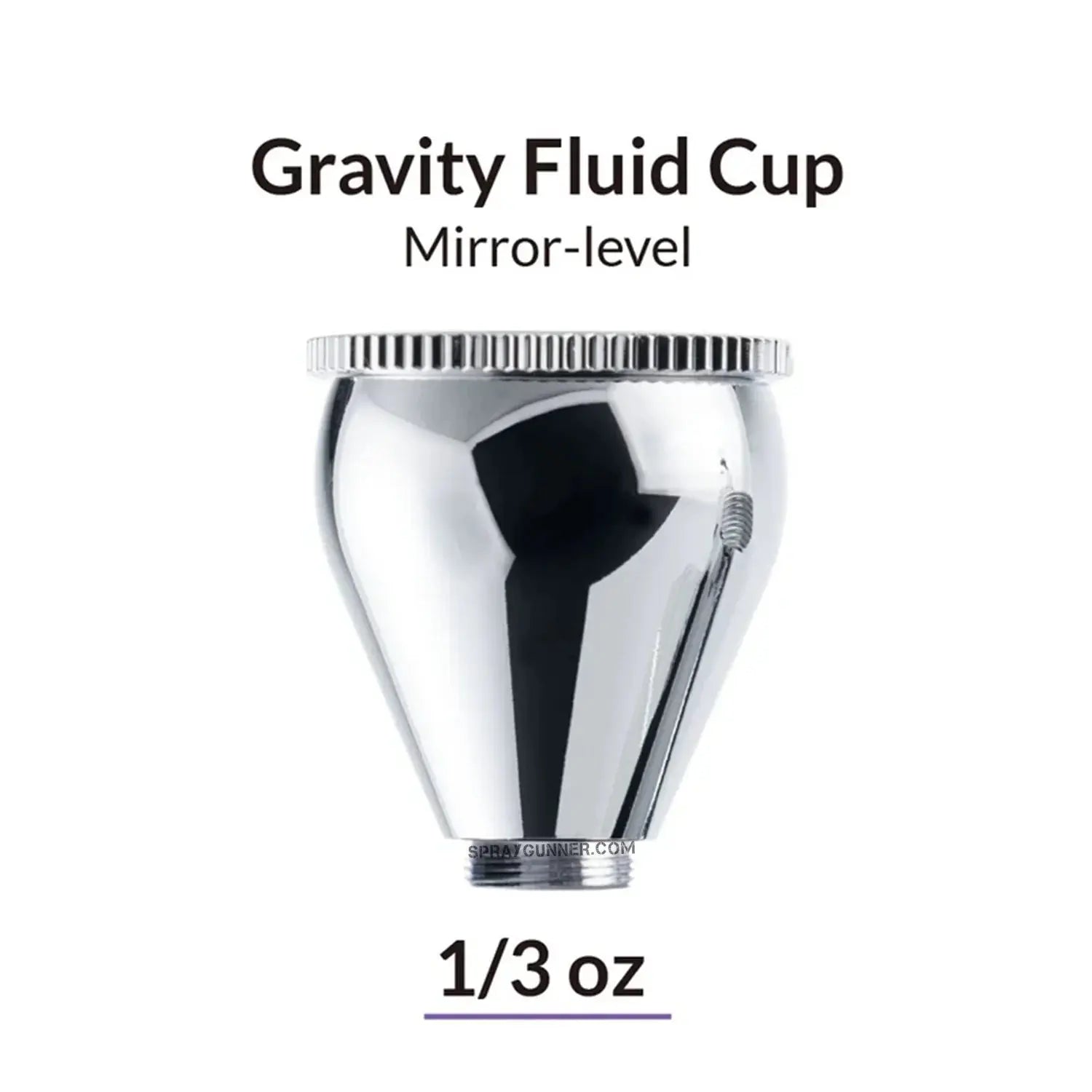 GAAHLERI Airbrush Ultra Mirror Level Cup 1/3 OZ Gaahleri