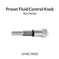 GAAHLERI Airbrush Preset Fluid Control Knob for GHAC-98D Gaahleri