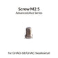 GAAHLERI Airbrush Screw M2.5 for GHAD-68/Swallowtail Gaahleri