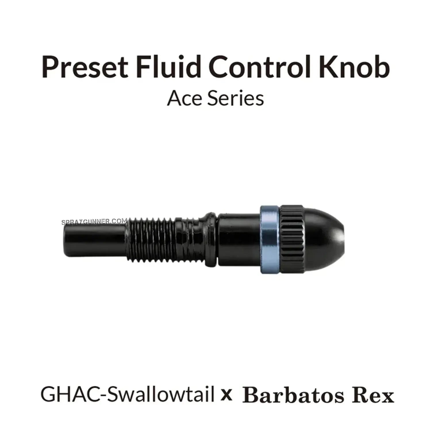 GAAHLERI Airbrush Preset Fluid Control Knob for Swallowtail-Rex Gaahleri