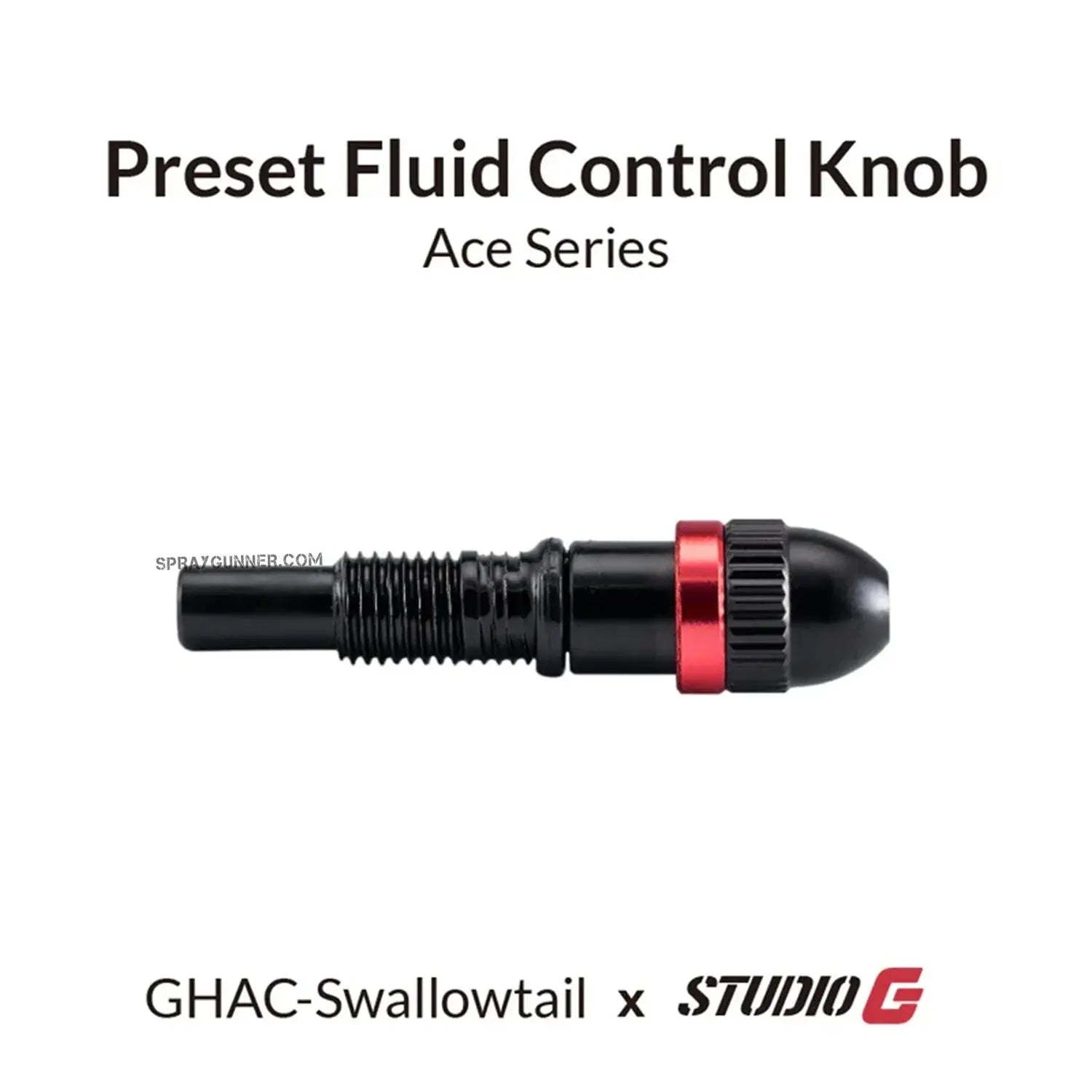GAAHLERI Airbrush Preset Fluid Control Knob for Swallowtail-StudioG Gaahleri