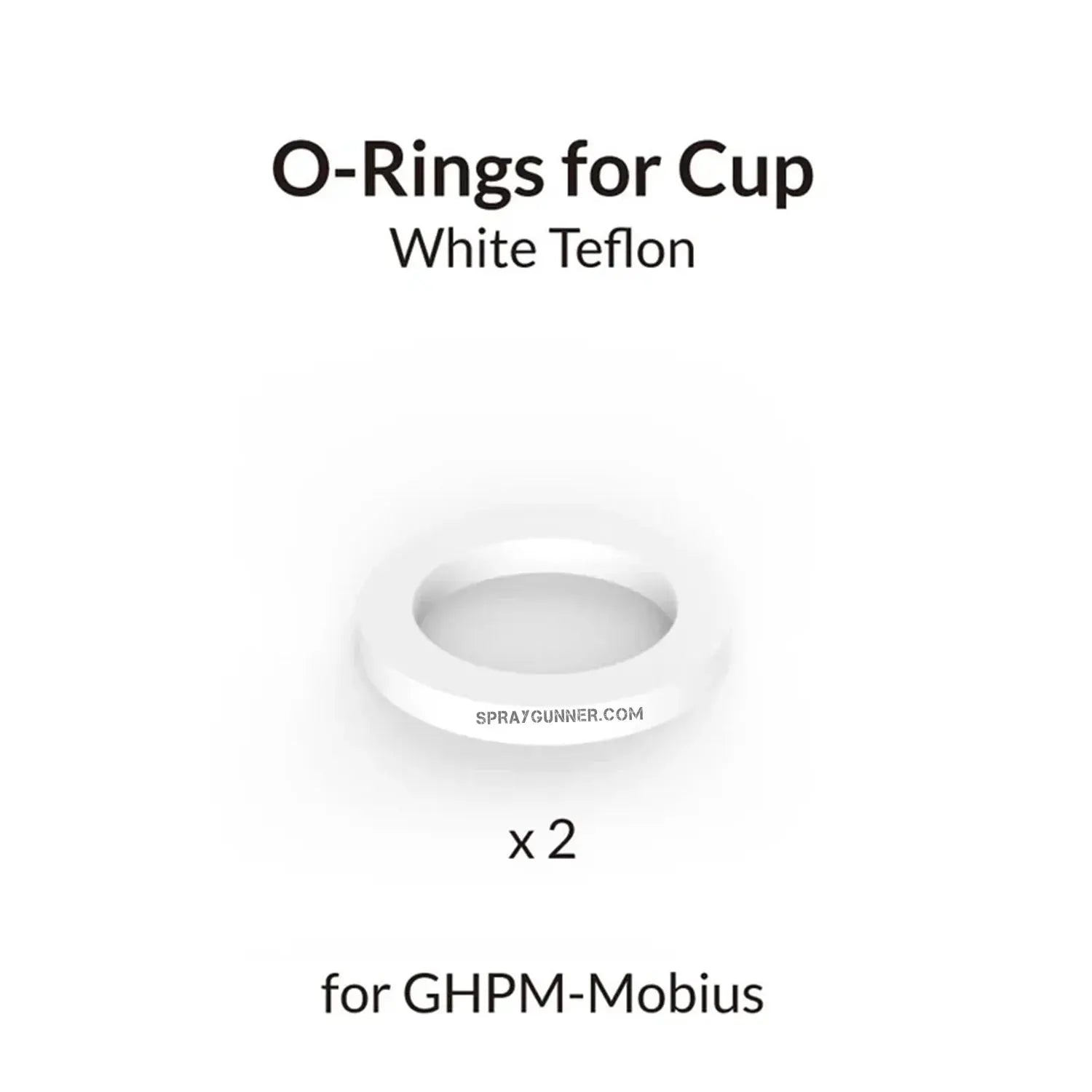 GAAHLERI Airbrush Teflon O-Rings for Cup Mobius Gaahleri