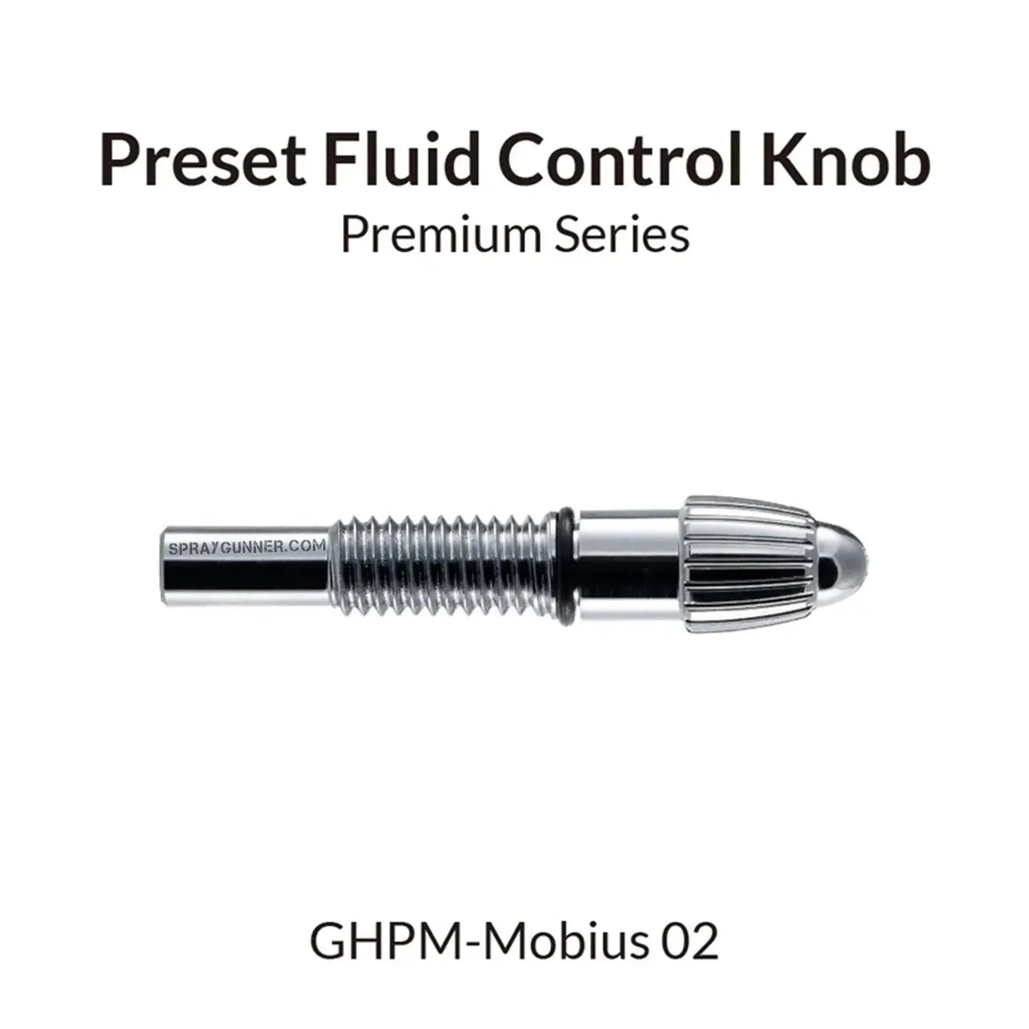 GAAHLERI Airbrush Preset Fluid Control Knob for Mobius 0.2 Gaahleri