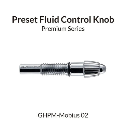 GAAHLERI Airbrush Preset Fluid Control Knob for Mobius 0.2 Gaahleri