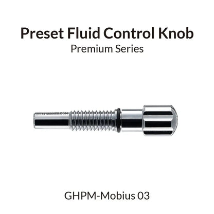 GAAHLERI Airbrush Preset Fluid Control Knob for Mobius 0.3 Gaahleri