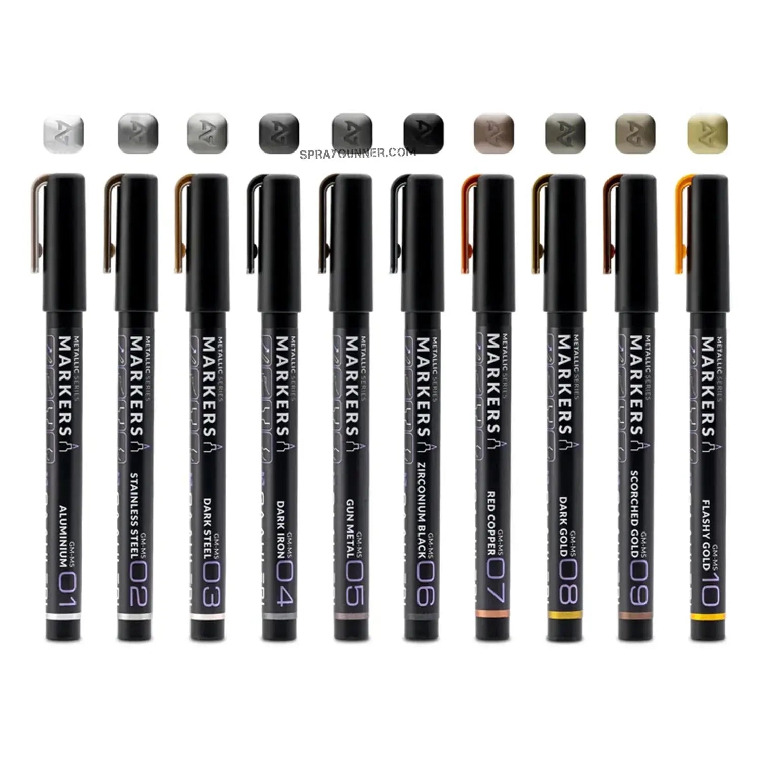 GAAHLERI Metallic Series Marker Set Gaahleri