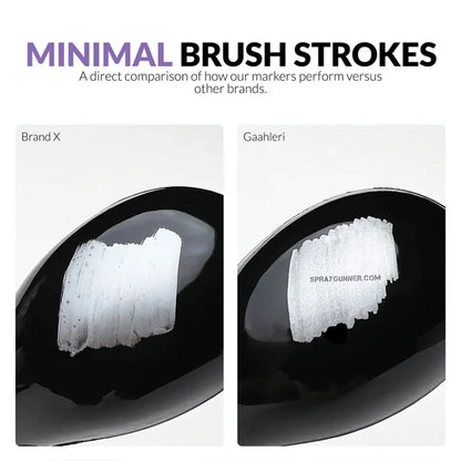 GAAHLERI Metallic Series Markers X6 Flashy Gold Gaahleri