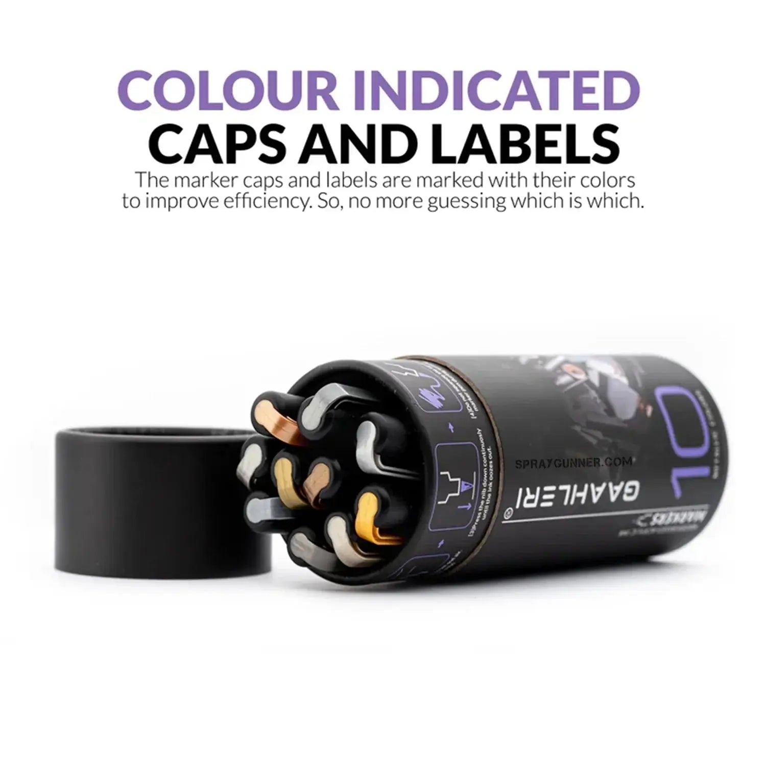 GAAHLERI Metallic Series Marker Set Gaahleri
