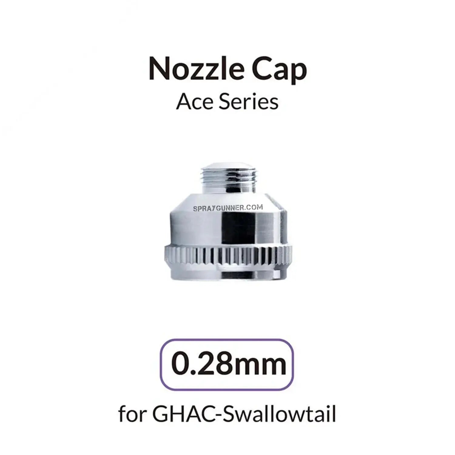 GAAHLERI Airbrush 0.28mm Nozzle Cap for GHAC-Swallowtail Gaahleri
