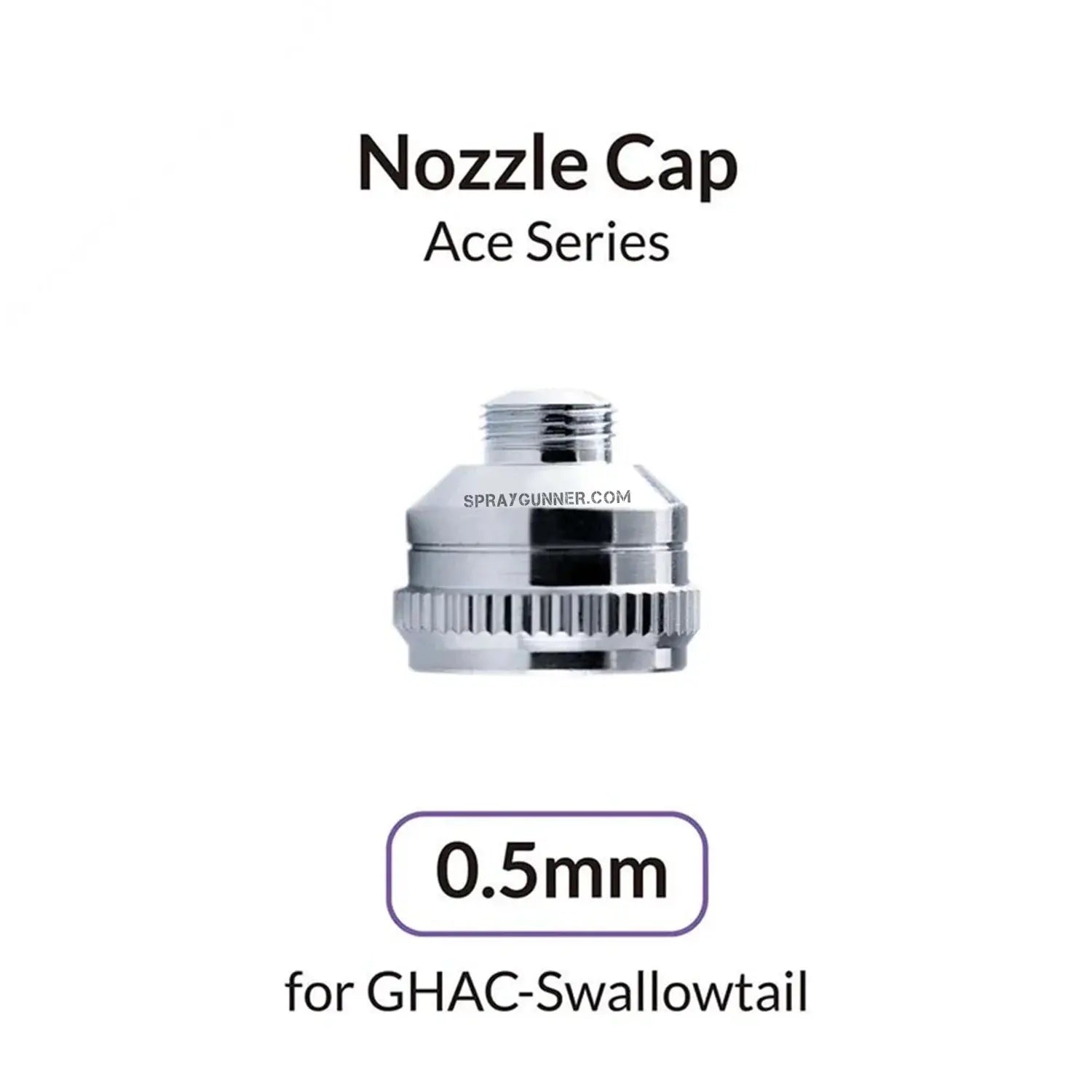 GAAHLERI Airbrush 0.5mm Nozzle Cap for GHAC-Swallowtail Gaahleri