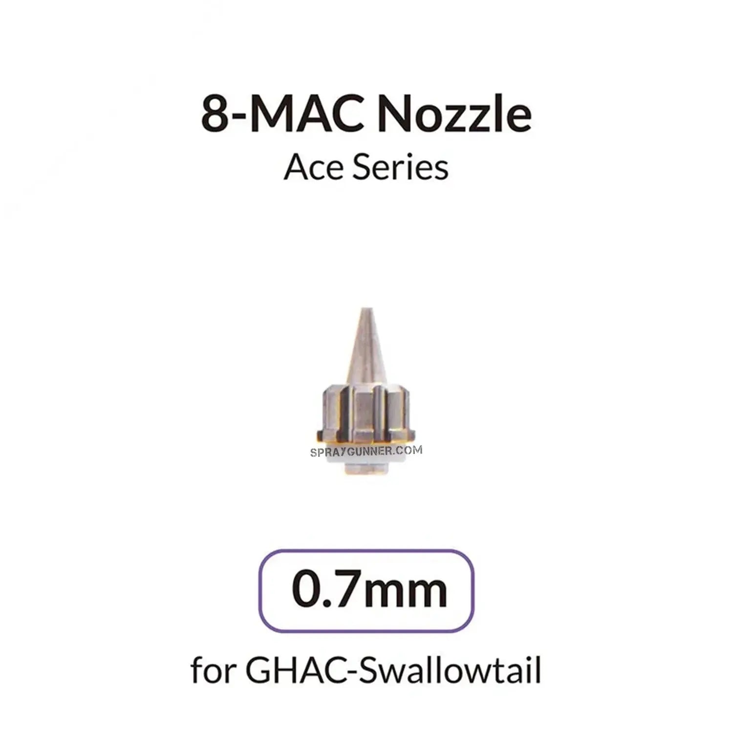 GAAHLERI Airbrush 0.7mm Nozzle for Swallowtail Gaahleri