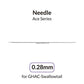 GAAHLERI Airbrush 0.28mm High-Durability Needle for GHAC-Swallowtail Gaahleri