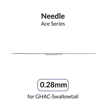 GAAHLERI Airbrush 0.28mm High-Durability Needle for GHAC-Swallowtail Gaahleri