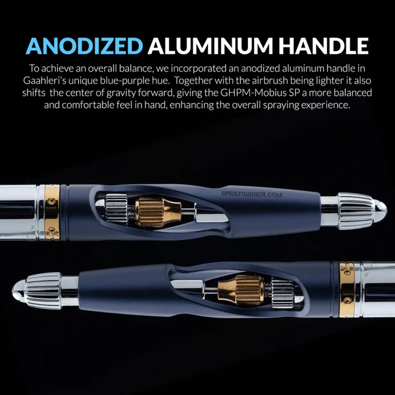 GAAHLERI Premium Series GHPM-Mobius SP 0.3 & 0.5 mm Airbrush Gaahleri