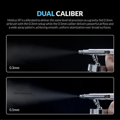 GAAHLERI Premium Series GHPM-Mobius SP 0.3 & 0.5 mm Airbrush Gaahleri