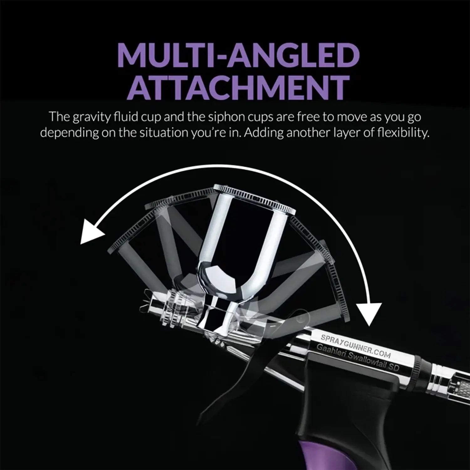 GAAHLERI Ace Series GHAC-Swallowtail SD Airbrush Gaahleri
