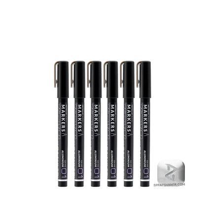 GAAHLERI Metallic Series Markers X6 Aluminium Gaahleri