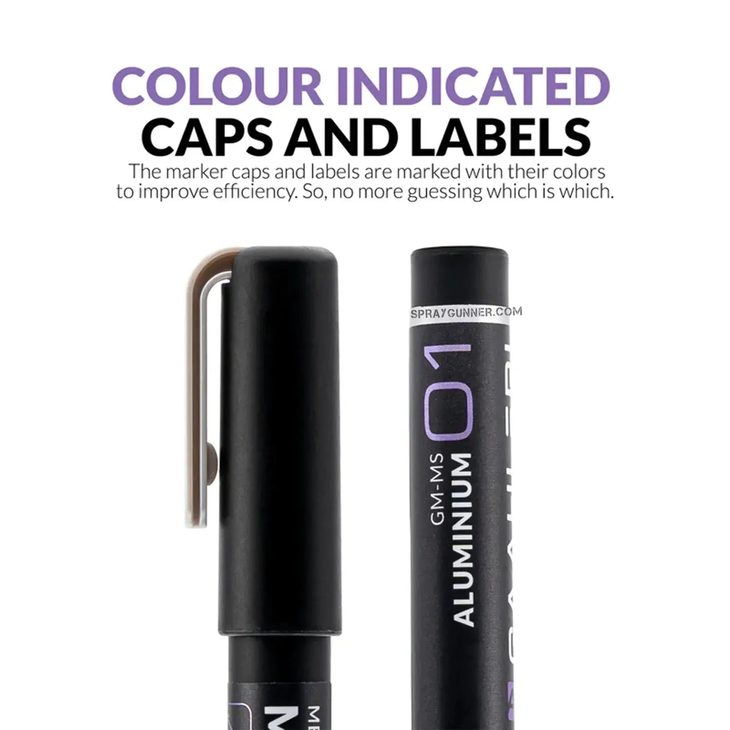 GAAHLERI Metallic Series Markers X6 Aluminium Gaahleri