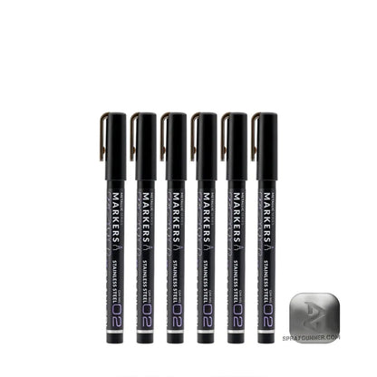 GAAHLERI Metallic Series Markers X6 Stainless Steel Gaahleri