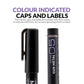 GAAHLERI Metallic Series Markers X6 Gun Metal Gaahleri