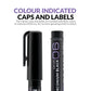 GAAHLERI Metallic Series Markers X6 Zirconium Black Gaahleri
