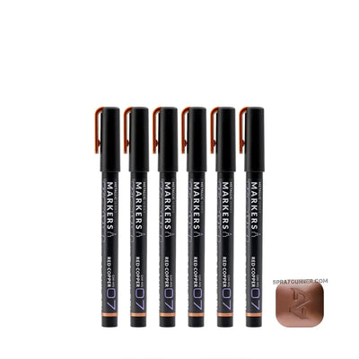 GAAHLERI Metallic Series Markers X6 Red Copper Gaahleri