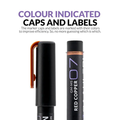 GAAHLERI Metallic Series Markers X6 Red Copper Gaahleri