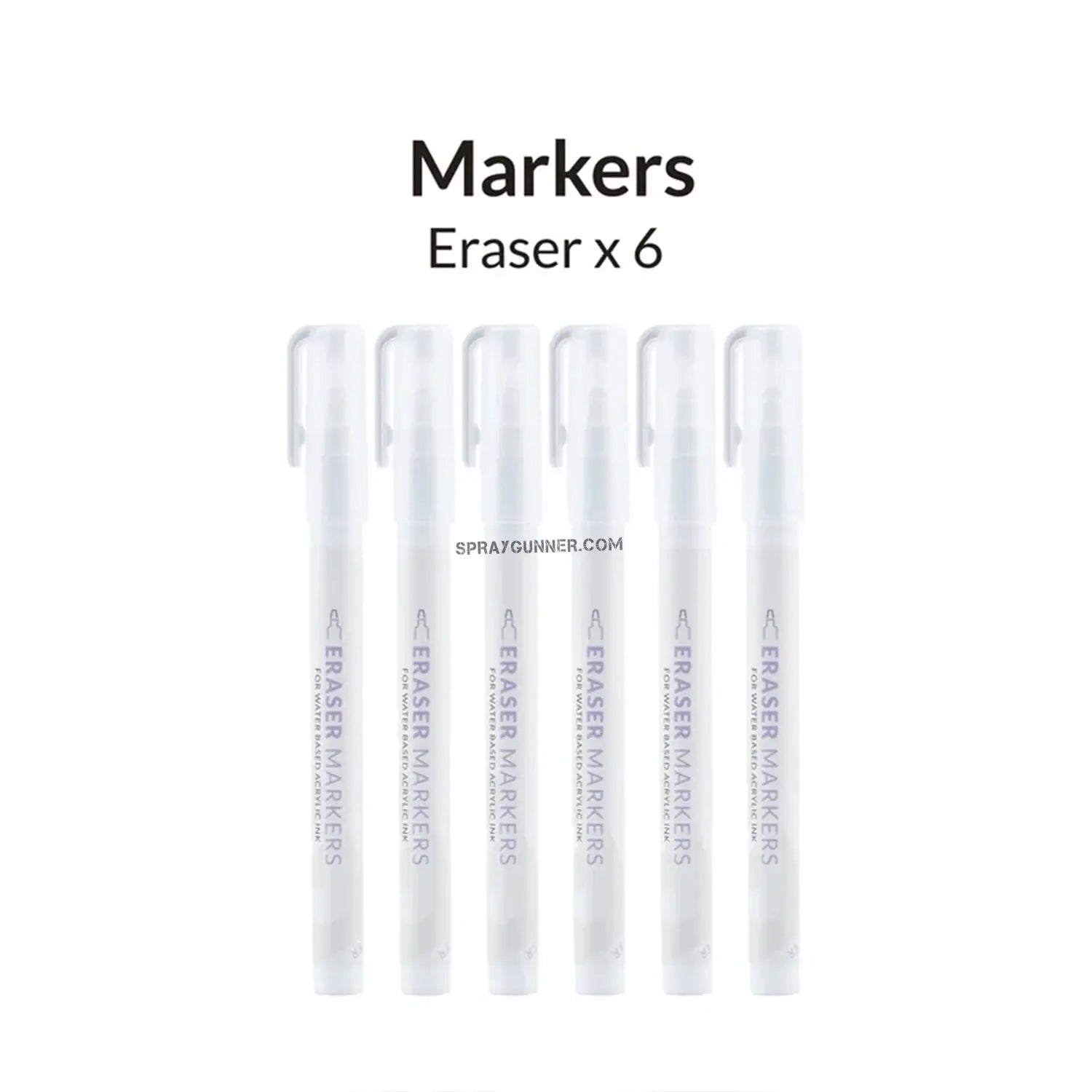 GAAHLERI Metallic Series Markers X6 Eraser Gaahleri