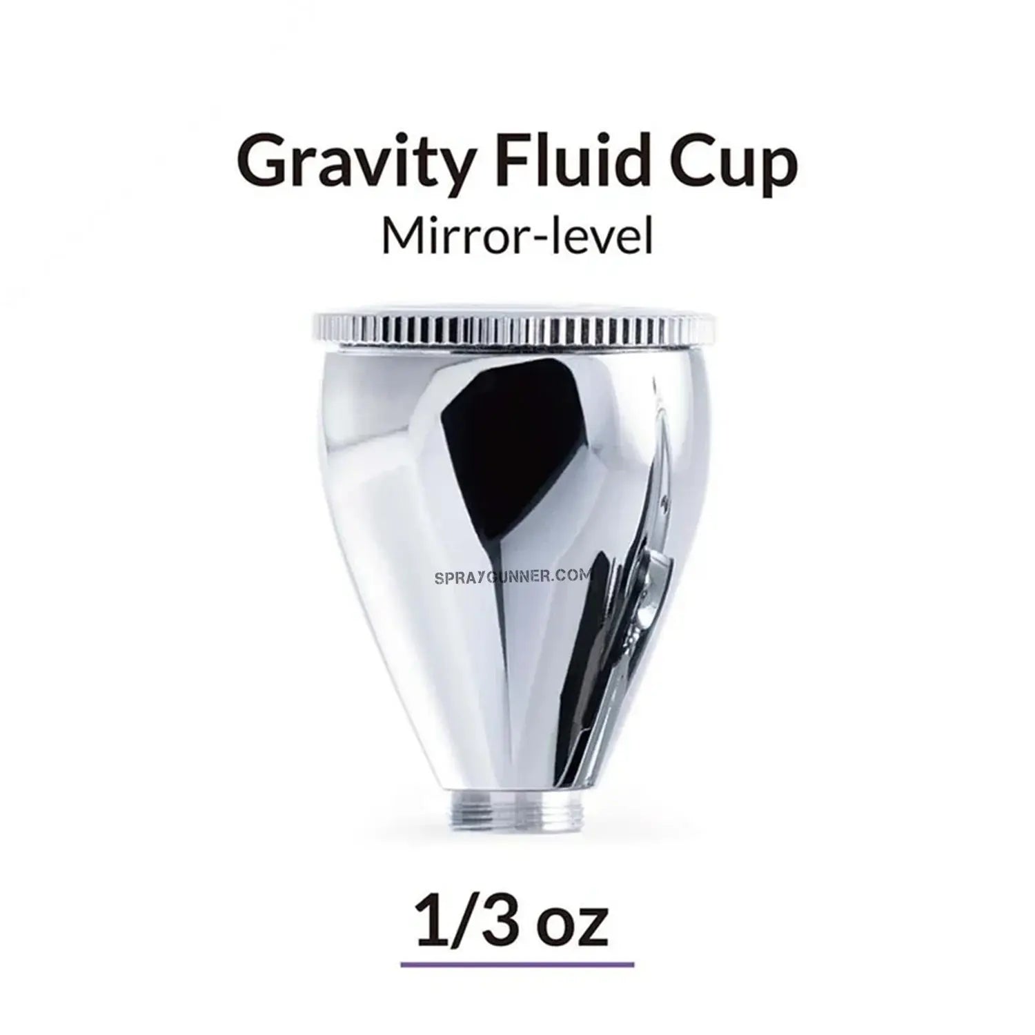 GAAHLERI Airbrush Mirror Level Cup 1/3 OZ Gaahleri