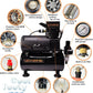 Cool Tooty Airbrush Compressor with 1/4" adapter by NO-NAME Brand - SprayGunner