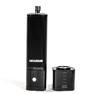 The precise nozzle, battery pack, and USB port for portable barber detailing are all included in the new 2024 model barber airbrush cordless compressor package.