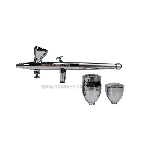 Gravity-Feed Airbrush Kit with 3 nozzle sets and cups by NO-NAME Brand NO-NAME brand