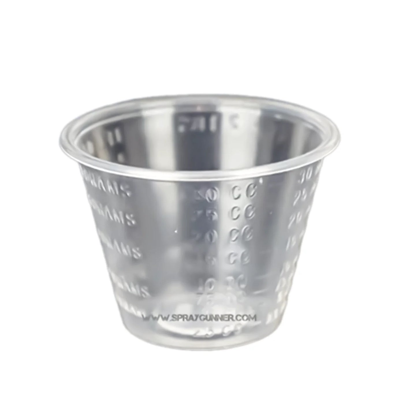 1oz (30ml) Graduated Plastic Mix Cups - SprayGunner