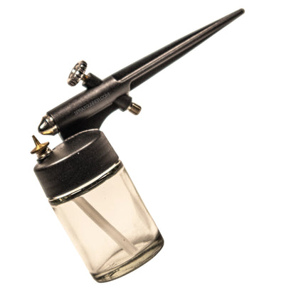 NO-NAME Brand Basic Single Action External Mix Spray Gun Set with fine tip needle and 5ft flexible air hose