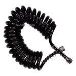 1/8"-1/8" Black Polyurethane Coiled Air Hose (3m) by NO-NAME Brand - SprayGunner