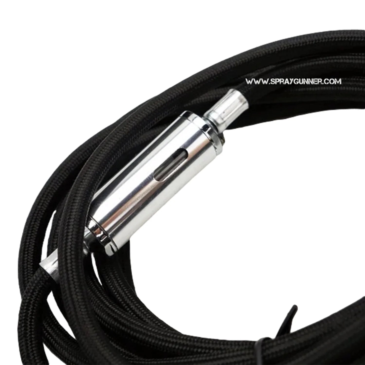 1/8" - 1/8" Braided Air Hose with Built-In Moisture Trap Filter (3m) by NO-NAME Brand - SprayGunner