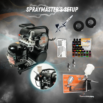 Silent Storm Airbrush Compressor by NO-NAME – Ultra-Quiet & Powerful NO-NAME brand