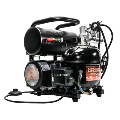 Silent Storm Airbrush Compressor by NO-NAME – Ultra-Quiet & Powerful NO-NAME brand