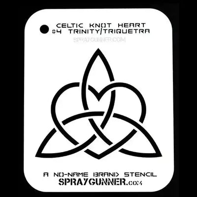 NO-NAME Brand Celtic Heart Stencils Full Set (All Sizes) NO-NAME brand