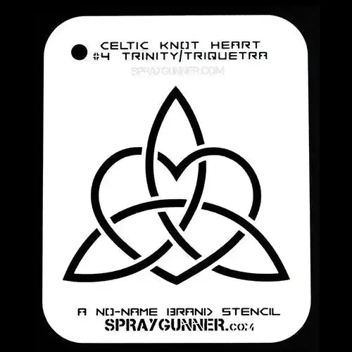 NO-NAME Brand Celtic Heart Stencils Full Set (All Sizes) NO-NAME brand