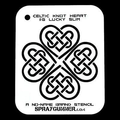 NO-NAME Brand Celtic Heart Stencils (Large) NO-NAME brand