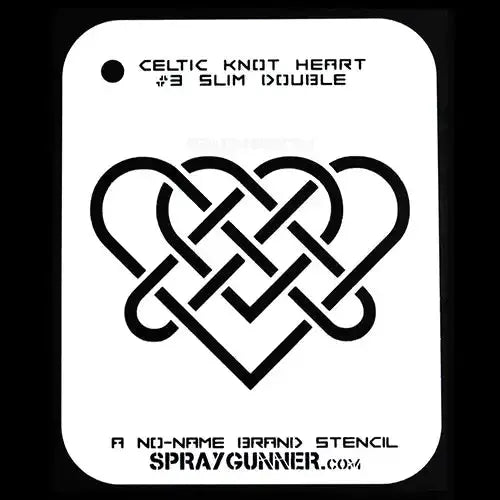 NO-NAME Brand Celtic Heart Stencils (Large) NO-NAME brand