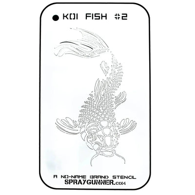 NO-NAME Brand Koi Fish Stencil #2 NO-NAME brand