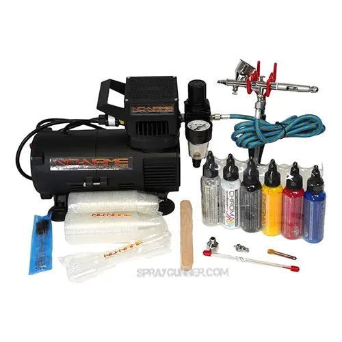 NO-NAME Cool Rooty Tooty Starter Airbrush Kit with paint NO-NAME brand