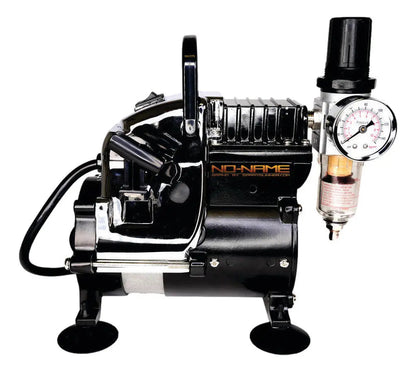 Used No-Box Silent Mini Air Compressor w/ Regulator and hose by NO-NAME Brand NO-NAME brand