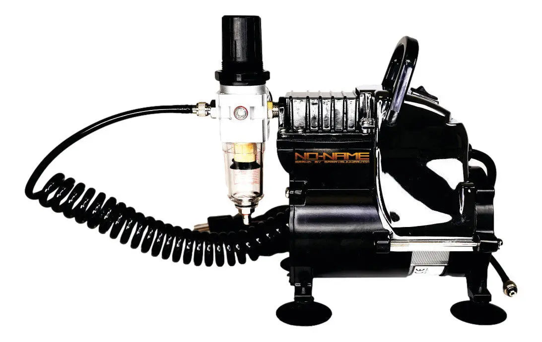 Used No-Box Silent Mini Air Compressor w/ Regulator and hose by NO-NAME Brand NO-NAME brand