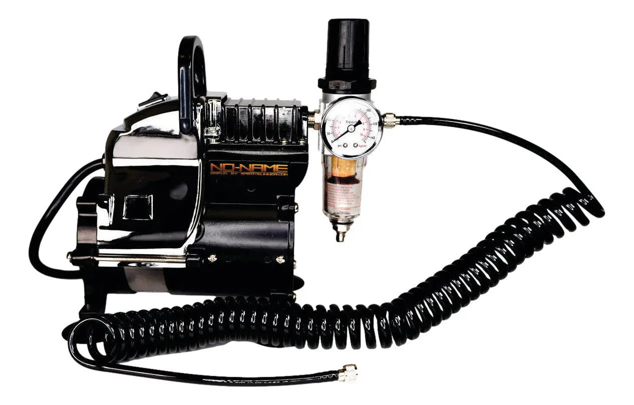 Used No-Box Silent Mini Air Compressor w/ Regulator and hose by NO-NAME Brand NO-NAME brand