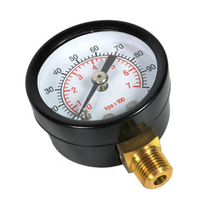 Replacement pressure gauge for airbrush compressor pressure regulator - SprayGunner